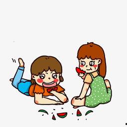 吃瓜群众的卡通图片,趣味解读社会热点现象